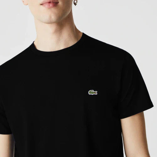 Camiseta Lacoste Masculina Jersey - Preta