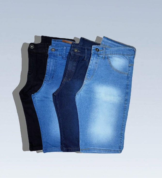 Kit 4 Shorts Jeans Linha Premium 2:2