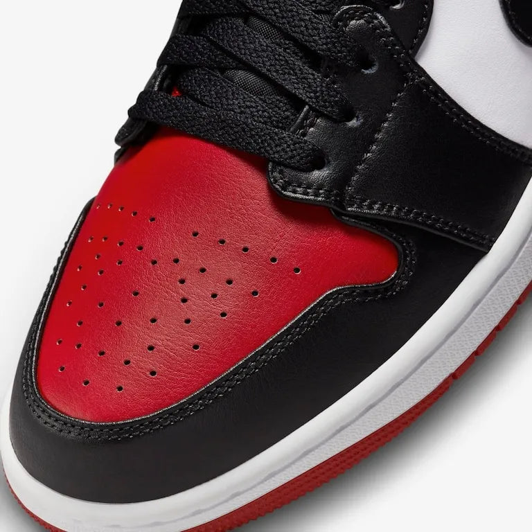 Air Jordan 1 Low Bred Toe 2.0